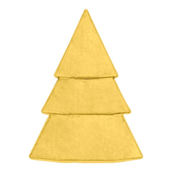 Set 4 Portatovaglioli Natalizi Golden Japanese Fir 4 cm