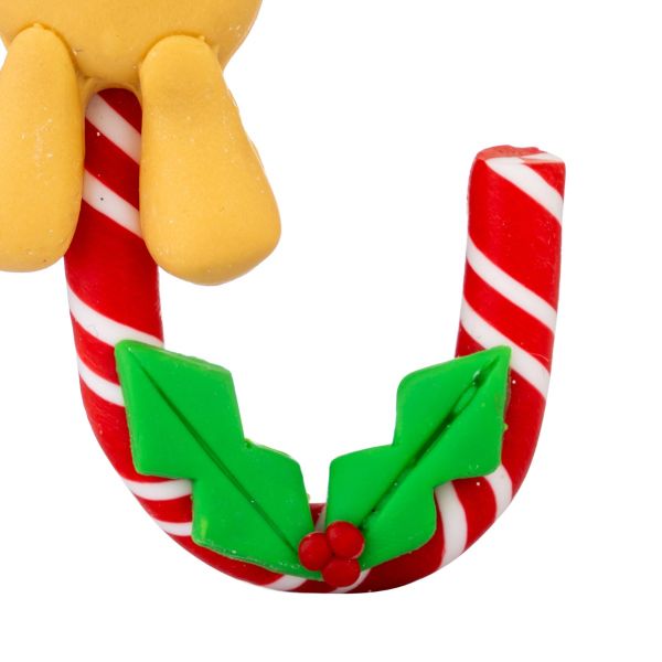 Addobbo Natalizio Bear Greedy for Candy Canes 12 cm