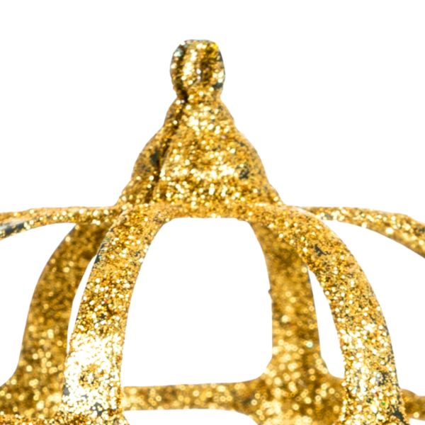 Addobbo Natalizio Royal Golden Crown 9 cm