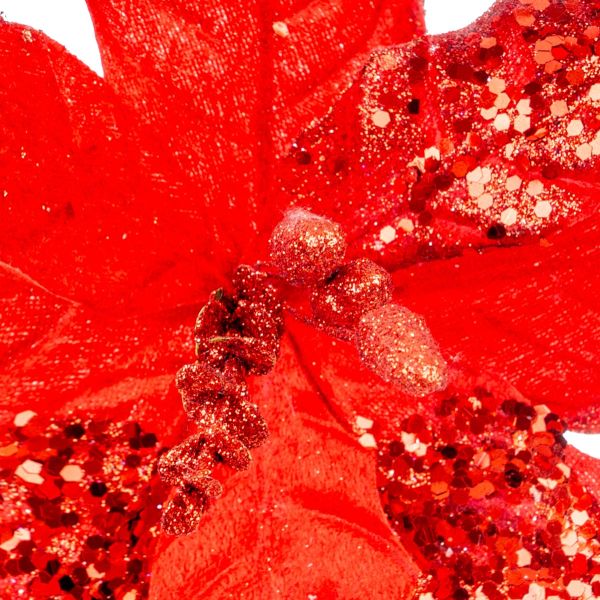Fiore di Natale rosso Universe Stars Gift 22 cm