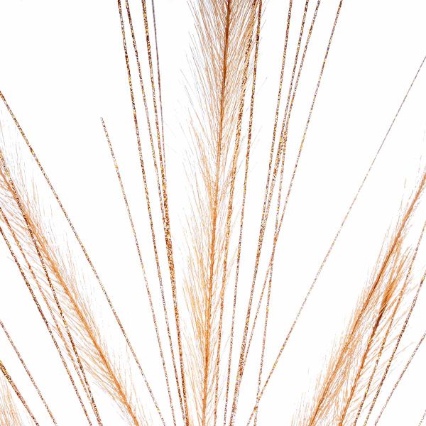 Ramo piumato di Natale bronzo Plume Enchantee 72 cm