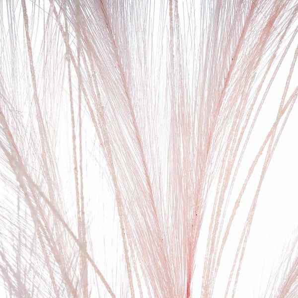 Ramo piumato di Natale rosa Baiser du Soleil 120 cm