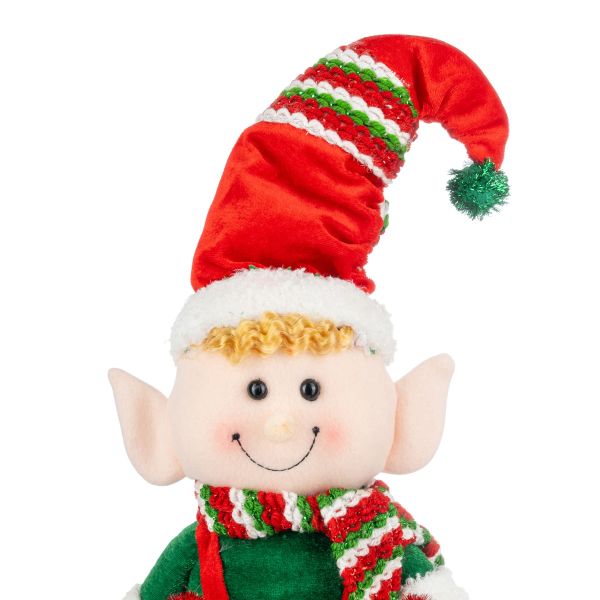 Elfo bambino Ganes a scuola 32 cm