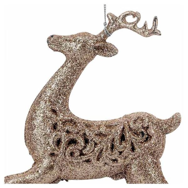 Addobbo Natalizio Reindeer Rides the Stars 16 cm