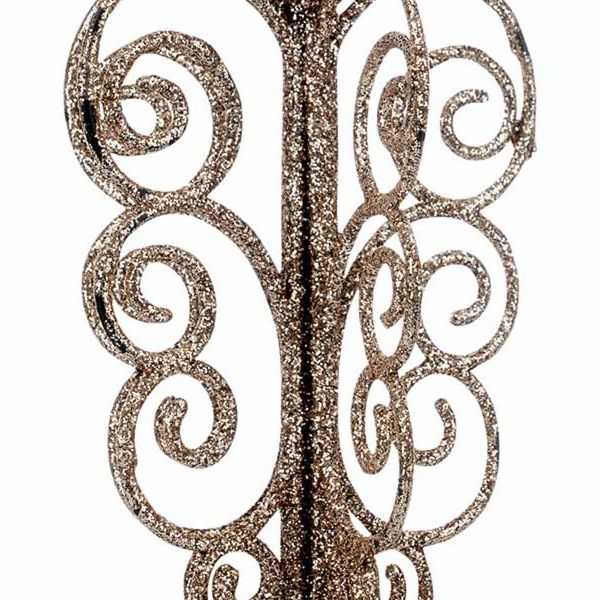 Addobbo Natalizio Pendolo Dorato dei Desideri 16 cm