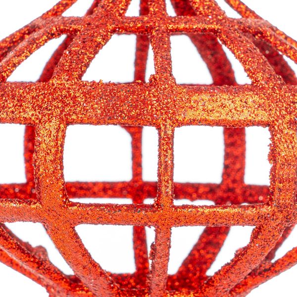 Addobbo Natalizio Lampada Rossa del Genio Gentile 12 cm
