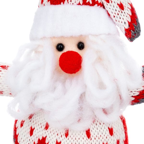 Addobbo Natalizio Santa Claus Snow Beard 28 cm