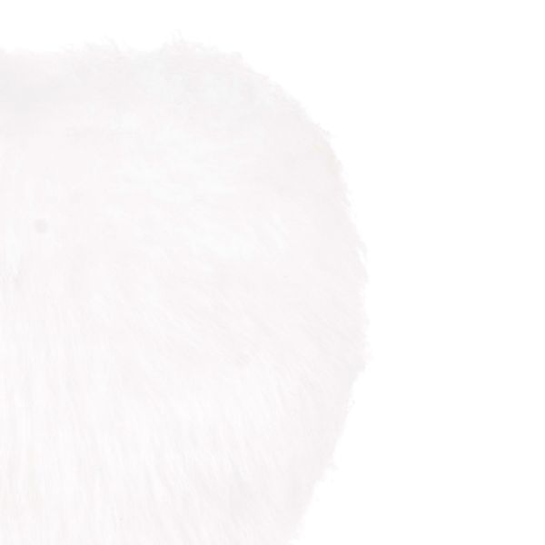 Addobbo Natalizio White Snow Heart 10 cm