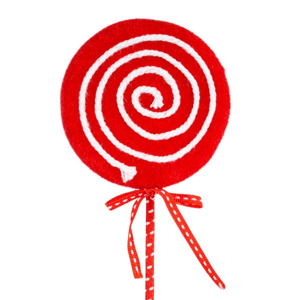 Addobbo Natalizio Bastoncino di Zucchero Candy Apple 30 cm