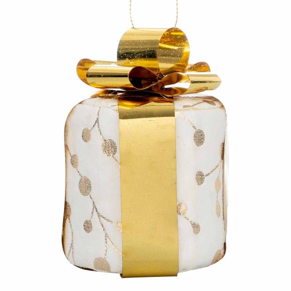 Addobbo Natalizio Golden Berries Gift 11 cm