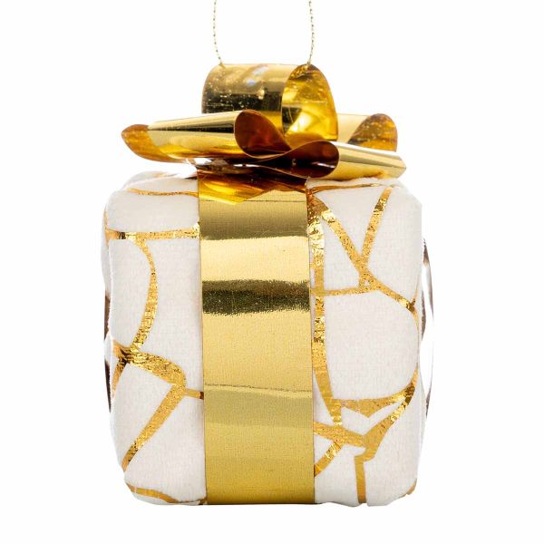 Addobbo Natalizio Golden Desires Streets Gift 8 cm
