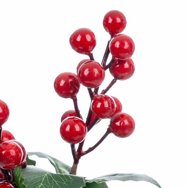 Ramo con bacche rosse Branche du Souvenir 25 cm
