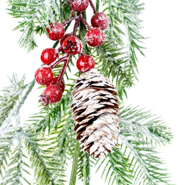 Decorazione natalizia con pigne Corona di Imperatore 170 cm