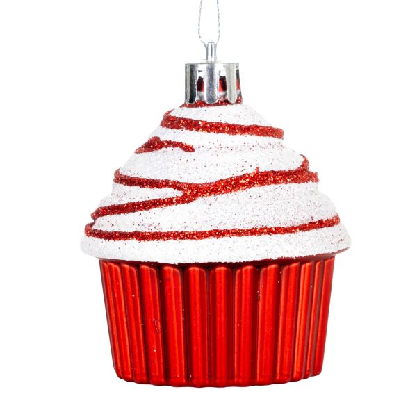 Set 3 Addobbi Natalizi Magic Mushrooms Cupcakes 6 cm