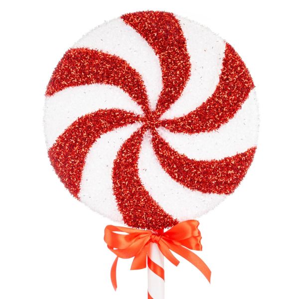 Puntale per Albero di Natale Lollipop Snow Diamonds 60 cm