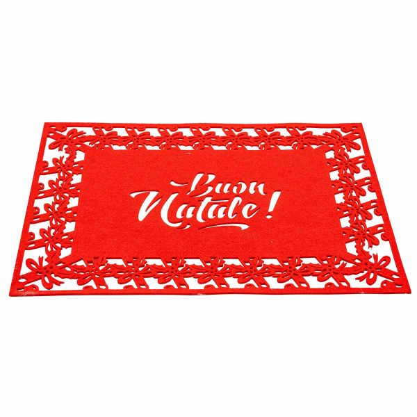Tovaglietta Natalizia rossa Regalo di Zirke 40 cm