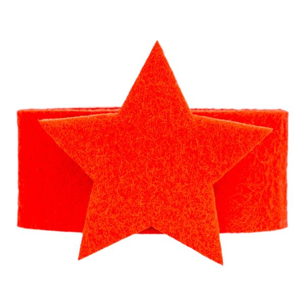 Set 6 Portatovaglioli Natalizi Star of the Cosmic East 6 cm