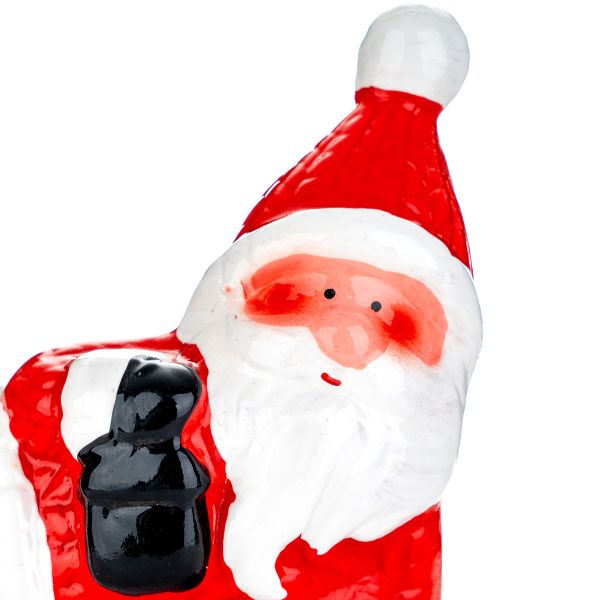 Babbo Natale e la Lanterna della Fortuna 10 cm