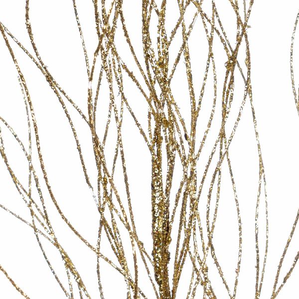 Ramo oro con glitter Chant du Vent 75 cm