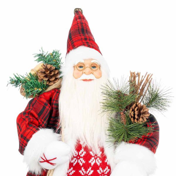 Babbo Natale Esploratore dei Boschi 70 cm
