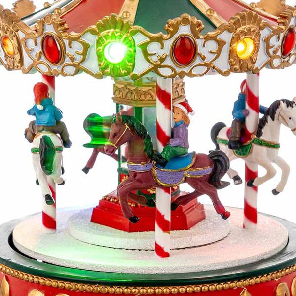 Giostra di Natale Music Box 23 cm