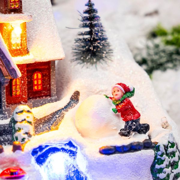 Villaggio di Natale Merry Frost 14 cm