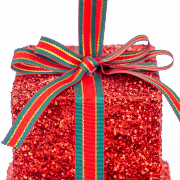 Set pacchi regalo Christmas Glittering Party 30 cm