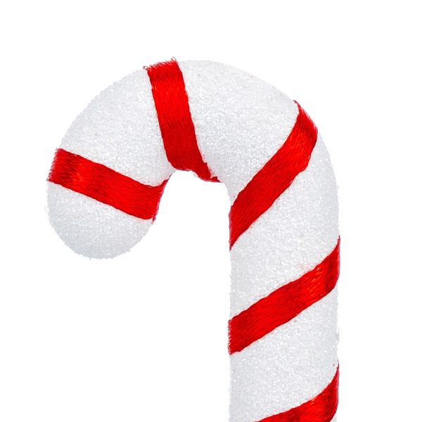 Set 3 Addobbi Natalizi Frosted Candy Cane 7 cm
