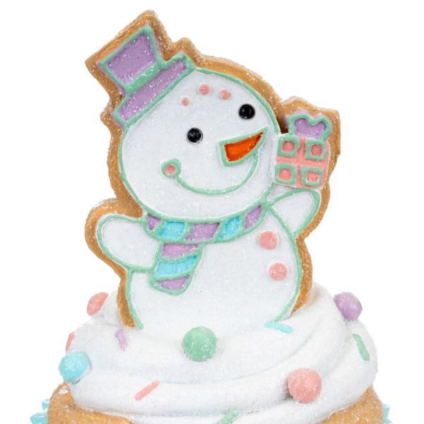 Cupcake celeste Pupazzo di Neve Farrell 16 cm