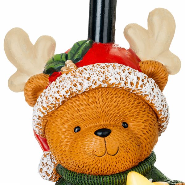 Base Albero di Natale con Luce Orso Cacciatore di Stelle 40 cm