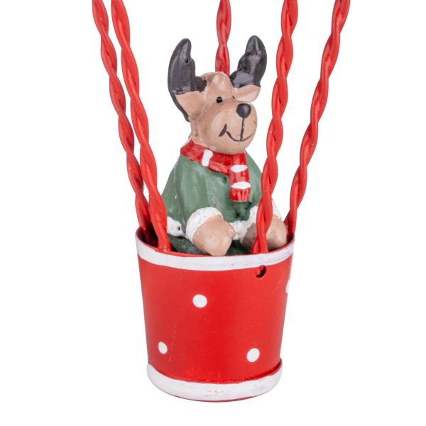 Addobbo Natalizio Mongolfiera Enchanted Fir Tree 12 cm