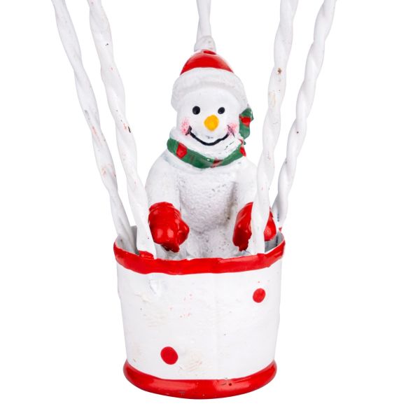 Addobbo Natalizio Mongolfiera Prodigious Snow 12 cm