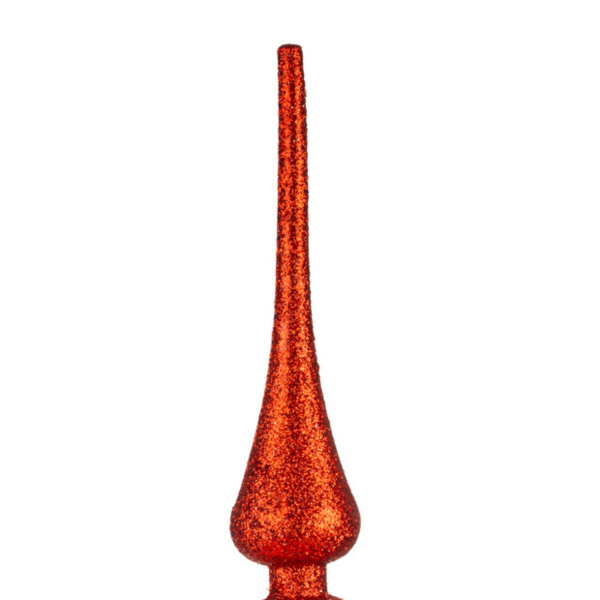 Puntale per Albero di Natale rosso Duomo di Milano 30 cm