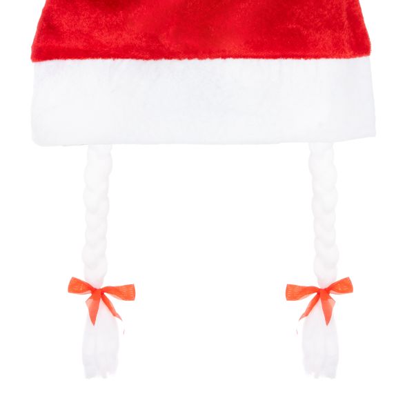 Cappello di Natale White Elf Braids