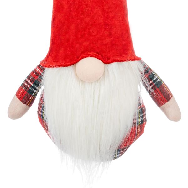 Gnomo tartan boscaiolo Pallur 40 cm