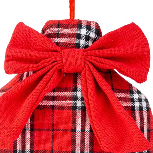 Addobbo Natalizio Tartan Kitchen Ball 14 cm