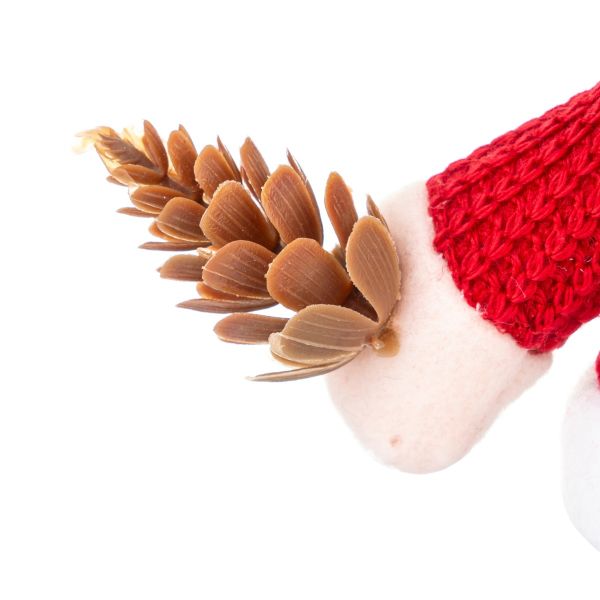 Addobbo Natalizio Babbo Natale Pigna Magica Volante 16 cm