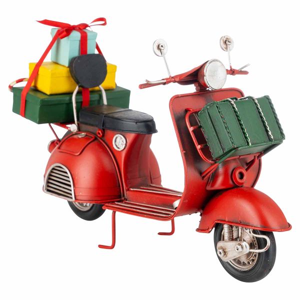 Modellino Vespa natalizia Roma 27 cm