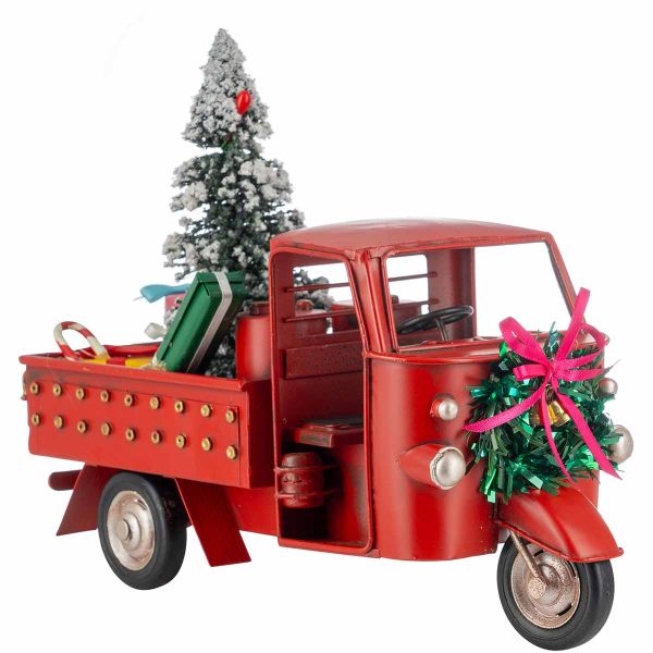 Modellino Apecar Natalizio Sorrento 26 cm