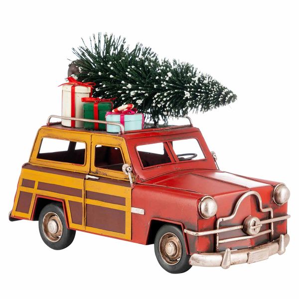 Modellino Station Wagon natalizia Ditroit 27 cm 