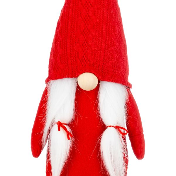 Gnomo rosso tessitore Faer 35 cm 