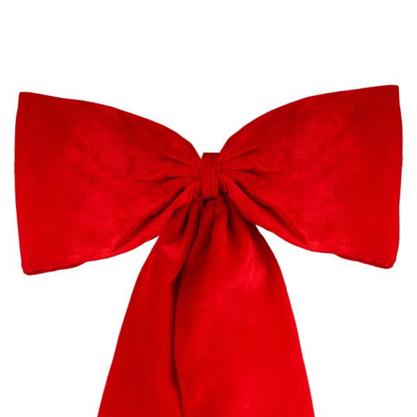 Fuoriporta Natalizio Enchanted Red Velvet Bow 120 cm
