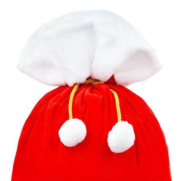 Sacco di Babbo Natale mantello del tempo 70 cm