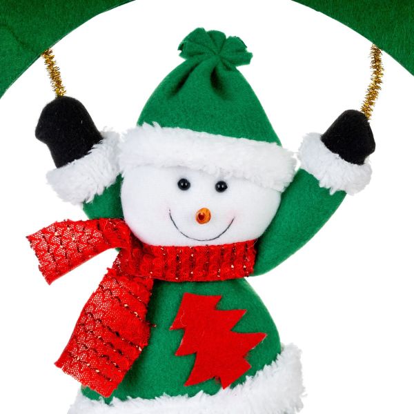 Fuoriporta Natalizio Fir Snowman 40 cm