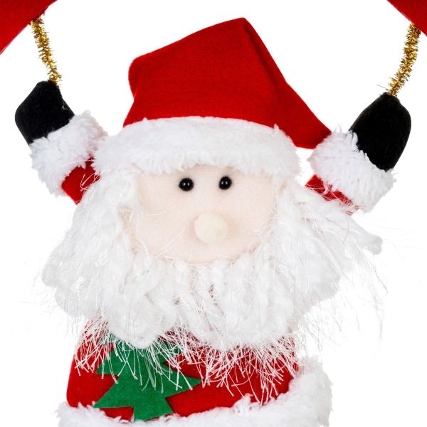 Fuoriporta Natalizio Santa in Red Parachute 40 cm