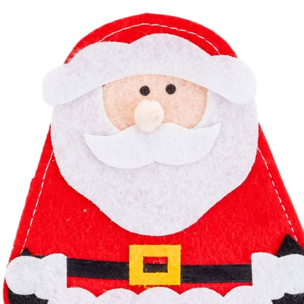 Portaposate Natalizio A casa con Santa 11 cm