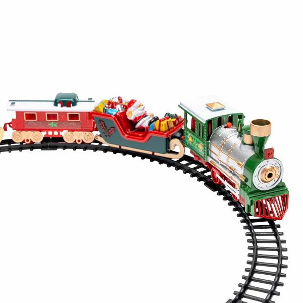 Trenino di Natale Santa Claus 255 cm