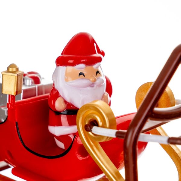 Puntale per Albero di Natale Christmas Tree with Sleighs 26 cm