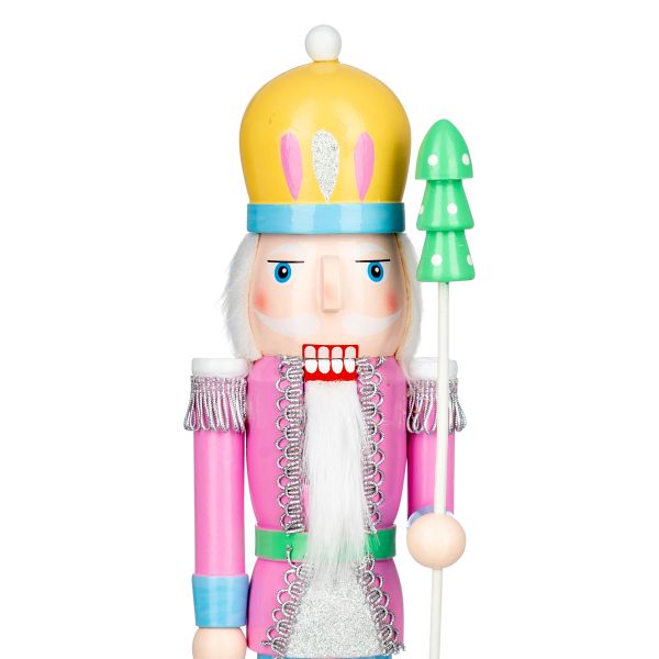 Schiaccianoci Comandante del Bosco di Abeti Glassati 35 cm