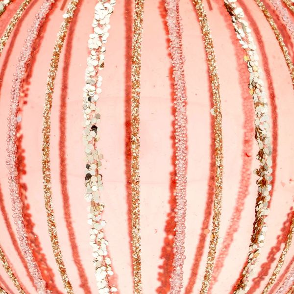 Pallina di Natale in vetro La Vita in Festa 8 cm
